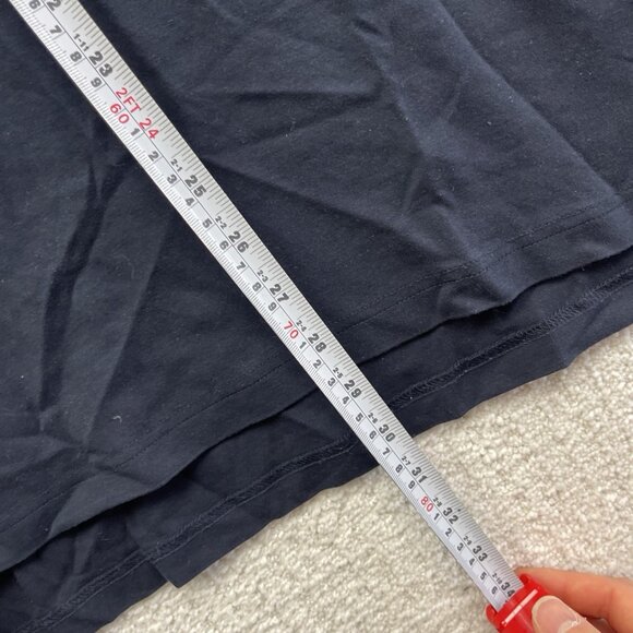 Au Noir Mens Polo 1X Cotton Dark Blue Collar Casual Stretch Golf Sports Read - Picture 9 of 16